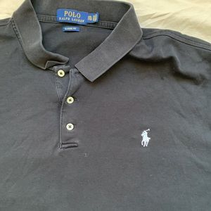 ☻ Ralph Lauren classic fit black polo mens